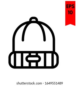 illustration of hat flat icon