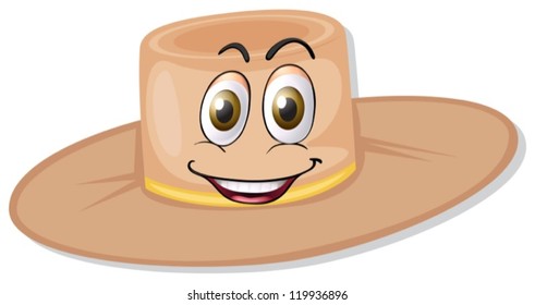 illustration of a hat on a white background
