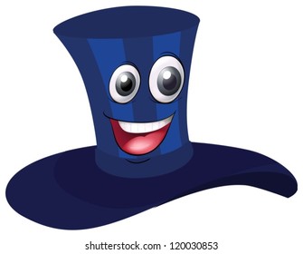 ilustración de un sombrero sobre un fondo blanco