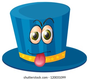 ilustración de un sombrero sobre un fondo blanco