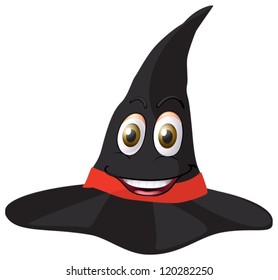 ilustración de un sombrero sobre un fondo blanco
