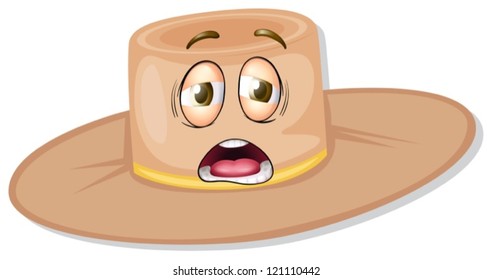 illustration of a hat on a white background