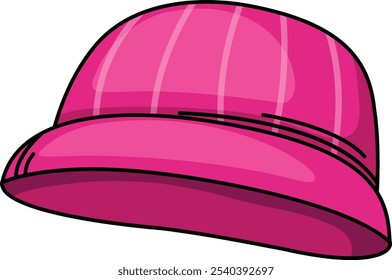 illustration of hat white on background vector