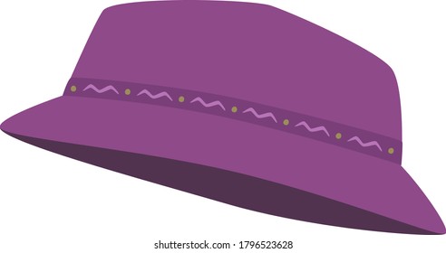 Ilustración de un sombrero usado al escalar montañas.