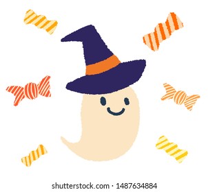 Illustration of Haunted and Candy