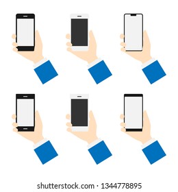 Illustration of have a smartphone.