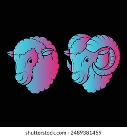 The Illustration of Head Sheep Gradient