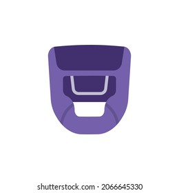 illustration of a headgear. tools for boxing training. a tool to protect the head from the impact of blows when sparring. flat cartoon style. vector design