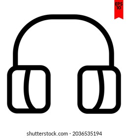 illustration of headset design icon