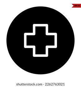 illustration of health glyph icon