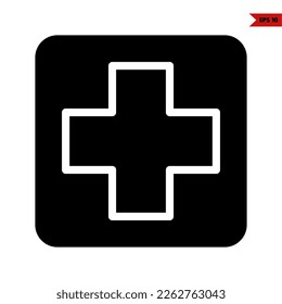 illustration of health glyph icon
