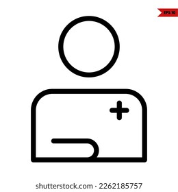 illustration of health line icon