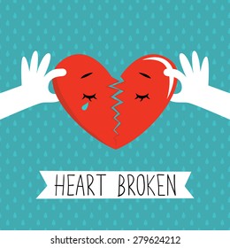 illustration of heart being ripped out