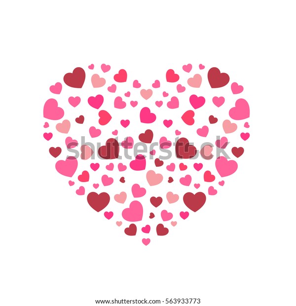 Illustration Heart Colorful Hearts Inside Stock Vector (Royalty Free ...