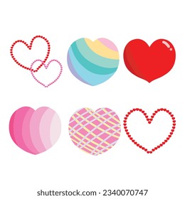 illustration of heart for decoration