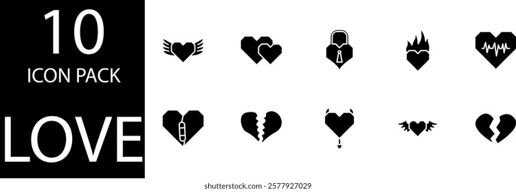 Illustration of a heart icon with smooth and symmetrical lines, creating a harmonious impression.