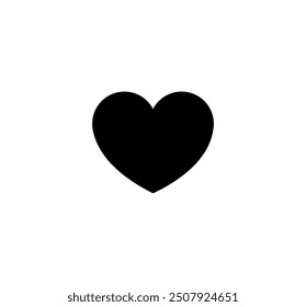 Illustration of a heart icon, symbolizing love, affection, or favorite items. Perfect for digital applications, social media, or any design needing a representation of positive emotion.