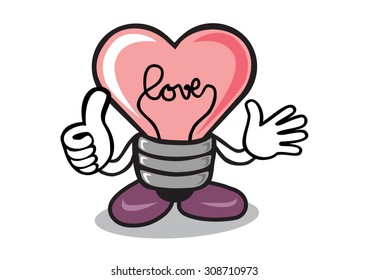Illustration of hearth shape bulb