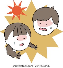 
Ilustración de prevención de golpes de calor
