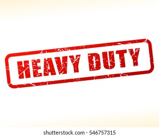 Illustration of heavy duty text 