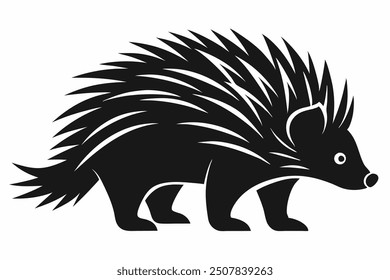 illustration of a hedgehog vector