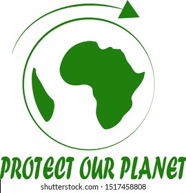 An illustration to help spread the message to protect our planet.