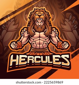 Illustration of Heracles mascot esport logo design