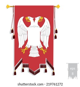 Illustration of heraldic eagle,  heraldic,  eagle, heraldic bird