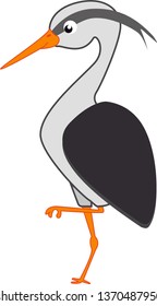 Illustration of heron