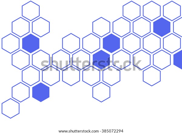 Illustration of hexagon\
pattern is abstract pattern arranged of hexagon from shape of\
beehive and\
honeycomb