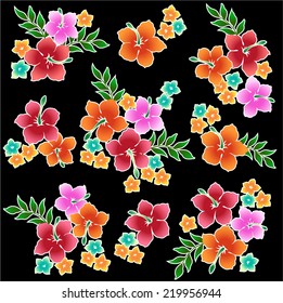 illustration of Hibiscus 