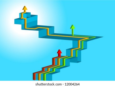 Illustration of Hierarchy Concept