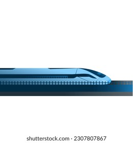 Illustration of high speed train, korail, vector