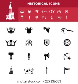 illustration of historical icon vector