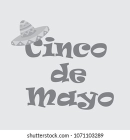 Illustration Holiday Celebration Banner for Cinco De Mayo . Vector.