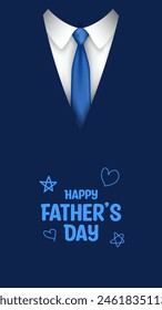 illustration of holiday greetings background for Happy Father's Day