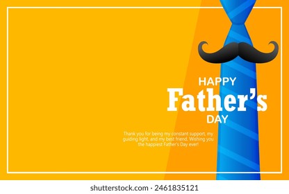 illustration of holiday greetings background for Happy Father's Day