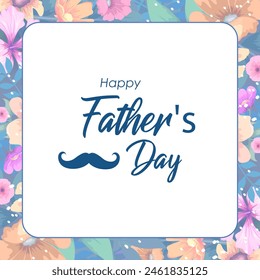 illustration of holiday greetings background for Happy Father's Day