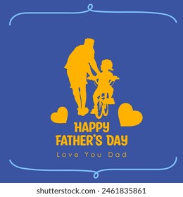 illustration of holiday greetings background for Happy Father's Day