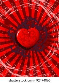 illustration, holiday postcard for st. Valentine's day