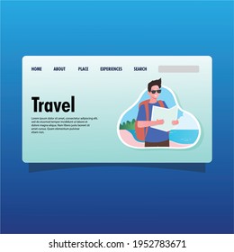 illustration for a holiday-themed website page