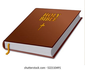 illustration of holy bible book