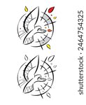 An Illustration of Holy Spirit. Hand drawn vector illustration or drawing of the Holy Spirit