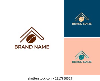 ILLUSTRACIÓN CAFÉ CASERO CASERO CASERO DE PLANTILLA DISEÑO DE LOGO VECTOR