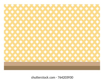 illustration of home decorating space