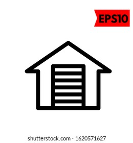 illustration of home flat icon