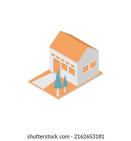 Illustration of home isometric vector