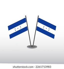 Illustration of Honduras flag Template
