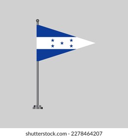 Illustration of Honduras flag Template