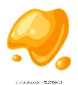 Illustration of honey spread. Image for food and agricultural industry.
